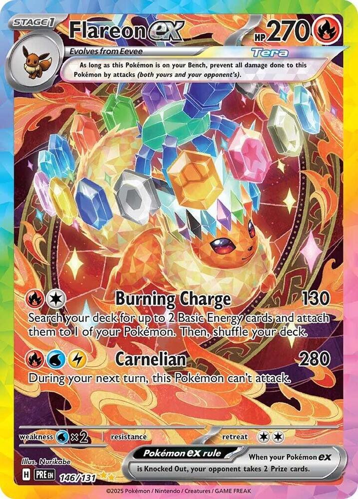 Flareon ex 146/131 Pokemon Card