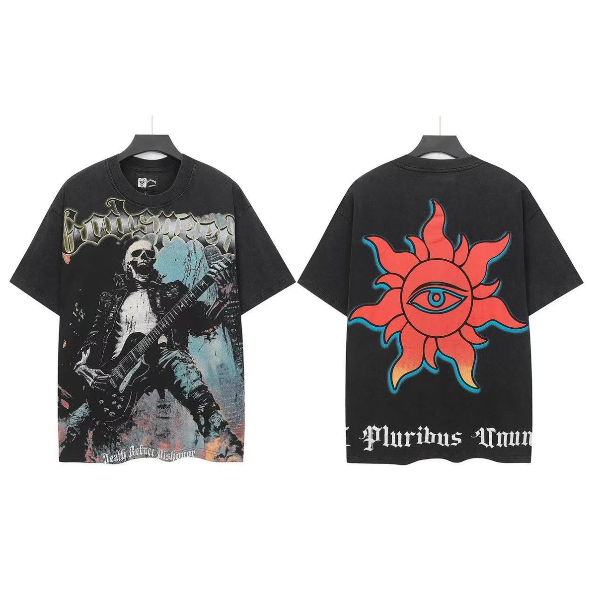 Godspeed Musician Sun-Eye Graphic T-Shirt — front