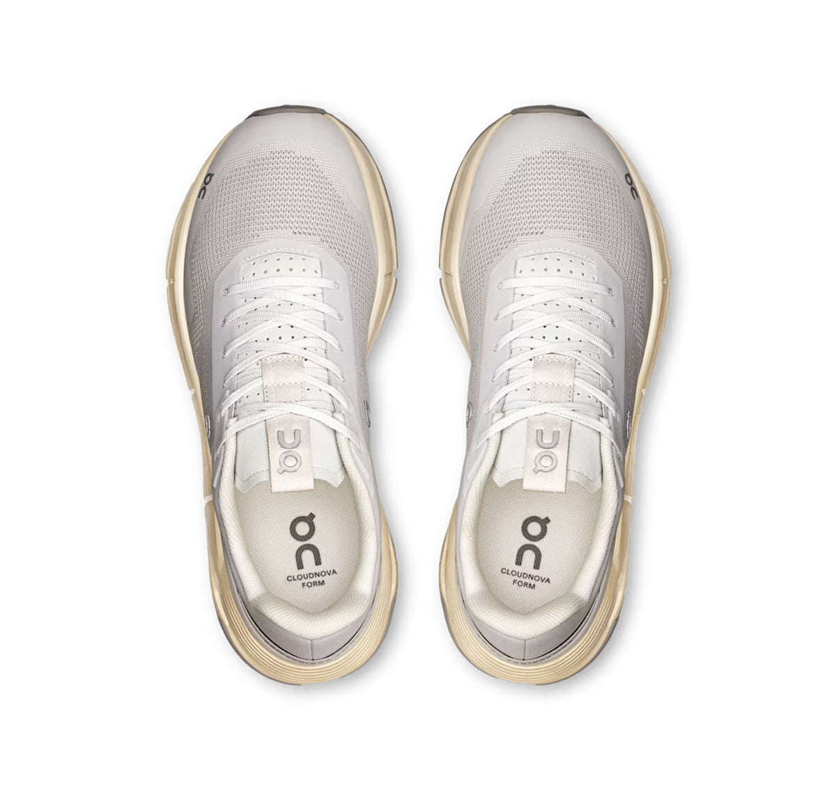 On Women's Cloudnova Form 2 TT Wolf/Cream Lifestyle Sneakers